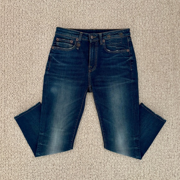 R13 Alison Skinny Jean👖 Howell Indigo 27 ~ NEW! MSRP $380 ~ Made in Italy 🇮🇹 - Picture 2 of 15